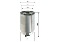1457434510 BOSCH Фільтр паливний