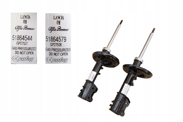 Fiat OE AMORTYZATOR OEM Przód Przedni Lewy Prawy Fiat 500 KOMPLET 07- AMORTYZATORY АМОРТИЗАТОР OEM Фронтальний Лівий Правий Fiat 500 КОМПЛЕКТ 07- АМОРТИЗАТОРИ