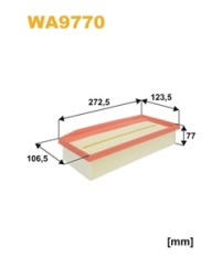 WA9770 WIX FILTERS Фільтр повітряний