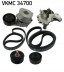 SKF VKMC 34700 Комплект ременя micro-v з насосом - skf vkmc 34700