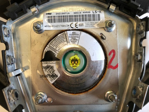 Nissan OE 34210071A NISSAN LEAF 10-17 AIRBAG ПОДУШКА БЕЗПЕКИ ВОДІЯ №2