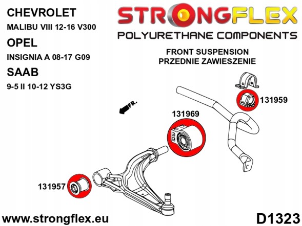 Strongflex 5902553578959 Комплект спортивної підвіски - Chevrolet Malibu VIII (12-16) V300