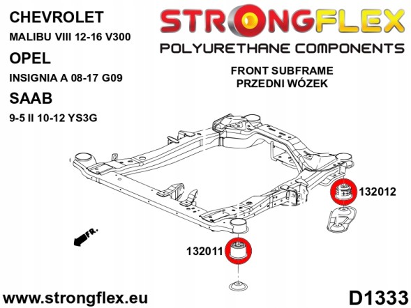 Strongflex 5902553578959 Комплект спортивної підвіски - Chevrolet Malibu VIII (12-16) V300