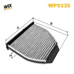 WP9335 WIX FILTERS Фільтр салону