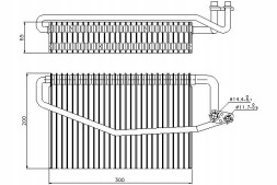Nissens 92173 NIS/ZS Випорник кондиционера mercedes c (cl203) c t-model