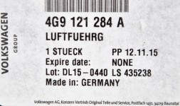 Audi OE 4G9121284A Audi a6 allroad повітряне кермо радіатора правий oe 4g9121284a нове