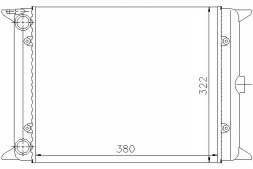 Nissens 65140/NIS Nissens охолоджувач двигуна - система охолодження сильні + помічник водія #28