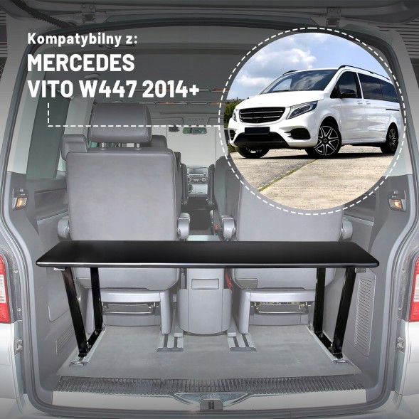 Omtec 4733MFB001 Ліжко кемпінгове для багажника полиця для сну для MERCEDES VITO W447 2014-