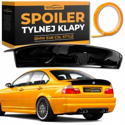 Auto Gamma AKC-505 Спойлер на кришку багажника BMW E46 Седан CSL-Style Ducktail Чорний глянець