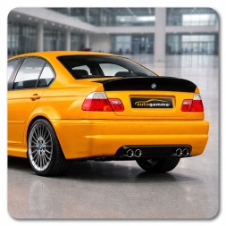 Auto Gamma AKC-505 Спойлер на кришку багажника BMW E46 Седан CSL-Style Ducktail Чорний глянець