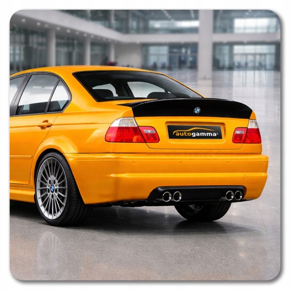 Auto Gamma AKC-505 Спойлер на кришку багажника BMW E46 Седан CSL-Style Ducktail Чорний глянець