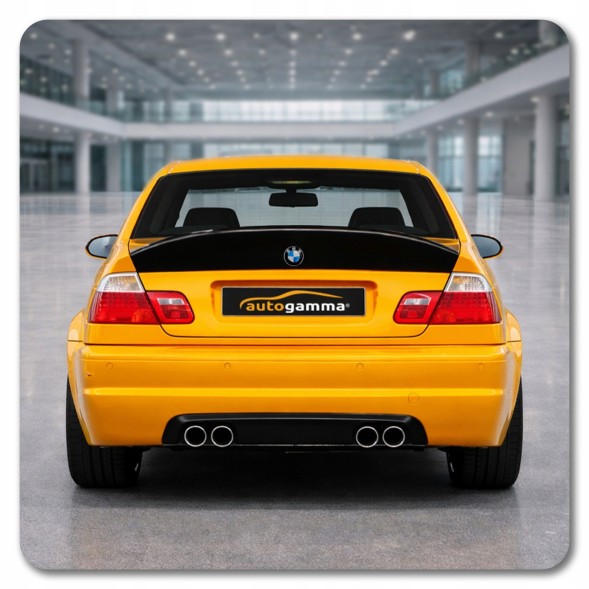 Auto Gamma AKC-505 Спойлер на кришку багажника BMW E46 Седан CSL-Style Ducktail Чорний глянець