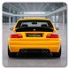 Auto Gamma AKC-505 Спойлер на кришку багажника BMW E46 Седан CSL-Style Ducktail Чорний глянець