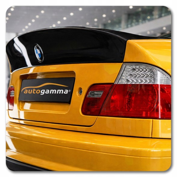 Auto Gamma AKC-505 Спойлер на кришку багажника BMW E46 Седан CSL-Style Ducktail Чорний глянець