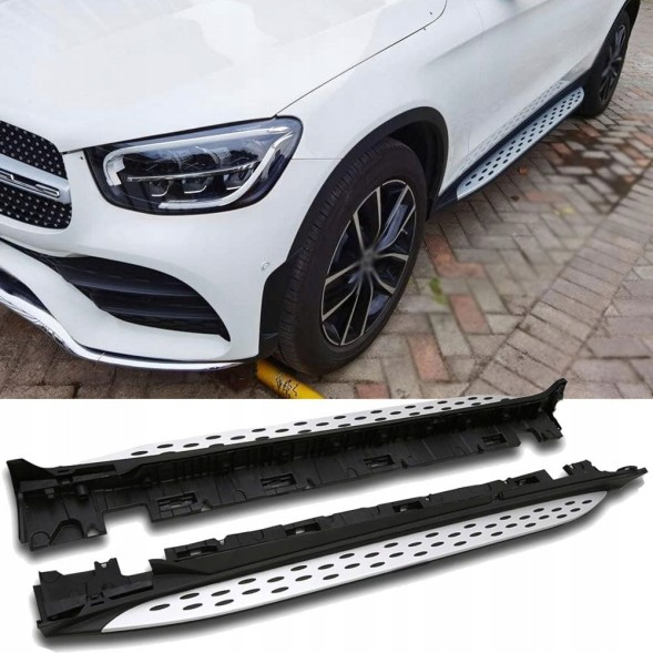 Proteile A253100 Airautopl Бічні пороги Proteile хромовані для Mercedes GLC X253 C253 Coupe 2015-2022