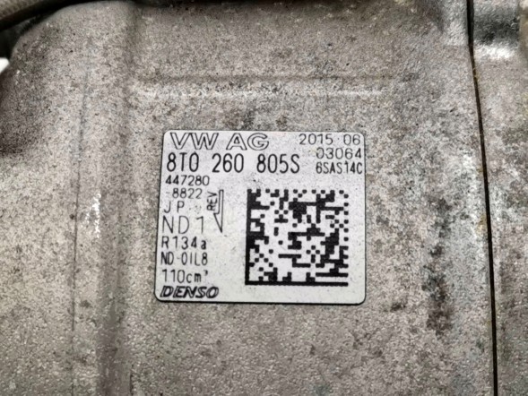 Audi OE 8T0260805S, DWP528105OE Компресор кондиціонера audi q5 a5 s5 s4 a4 8k 8t0260805s новий орг