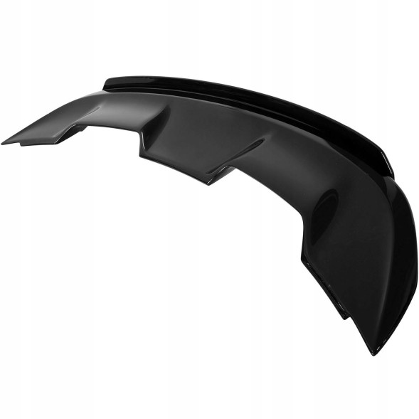 Ikon Motorsports JGD-MU15-RSMACH1GB Спойлер Лоток MACH1 Стиль + Gurney Flap - Блиск FORD MUSTANG 2015-2023