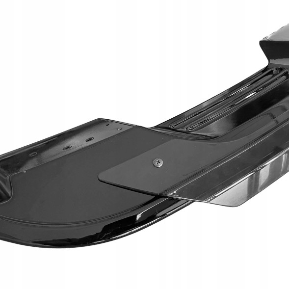 Ikon Motorsports JGD-MU15-RSMACH1GB Спойлер Лоток MACH1 Стиль + Gurney Flap - Блиск FORD MUSTANG 2015-2023