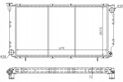 Nissens NIS64087(iMOTO) Охолоджувач двигуна subaru legacy i 1.8/2.0/2.2 01. + Набір водія #37