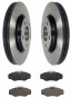 Abakus 231-03-035 Диски + колодки передні opel vivaro renault trafic 2001- nissan primastar