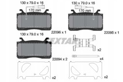 Textar 2209401 Колодки хам. Альфа р. Giulia 2,0/2,2 d 15- 2209401 textar