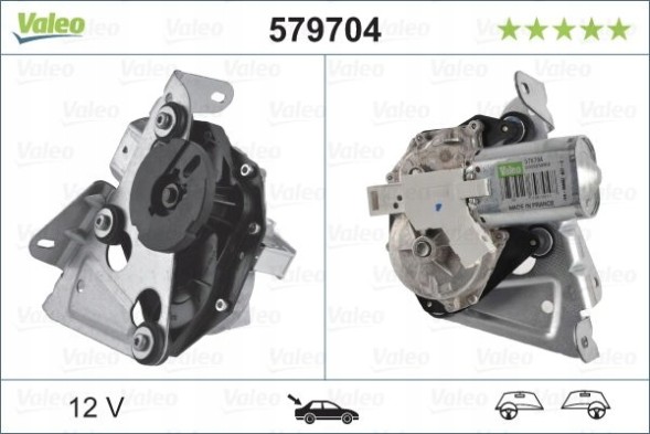 Valeo 579704 Двигун склоочисника valeo 579704