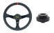 RBS Technology RBS-KZ-16+E36 Спортивне кермо RBS Technology шкіра перфорована 35/9см + наба BMW E36