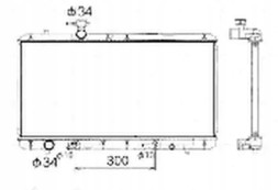 NRF 53429 Охолоджувач води 53429 nrf suzuki ліана