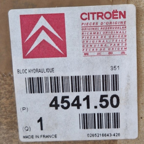 Groupe PSA PSA OE 454150 PSA НАСОС ABS CITROEN XSARA PSA OE 454150