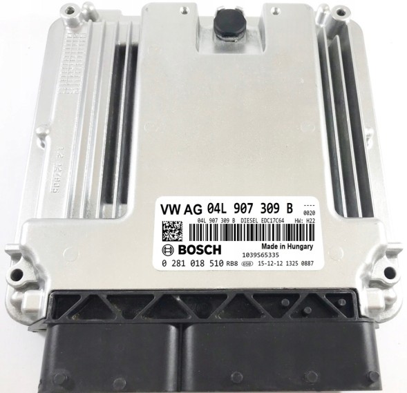 Volkswagen OE VW 04L907309B 0281018510 КОМП'ЮТЕР КОНТРОЛЕР ДВИГУНА VW ГОЛЬФ VII 04L907309B 0281018510