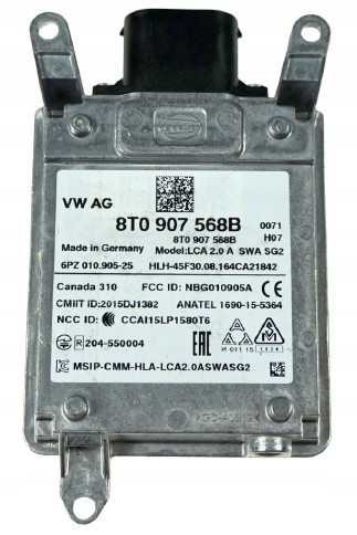 Volkswagen OE 8T0 907 568 B АСИСТЕНТ ЗМІНИ СМУГИ РУХУ 8T0907568B AUDI A4 B8