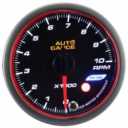 Auto Gauge 548RPM-60 Новий Auto Gauge тахометр Stepper Motor Peak серії 60 мм жовтий