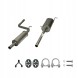 CHINA ZEST.06.240+06.249 Глушники vw caddy iii van/універсал 1.6 102к.С. 2004-