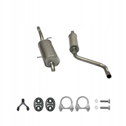 CHINA ZEST.06.240+06.249 Глушники vw caddy iii van/універсал 1.6 102к.С. 2004-