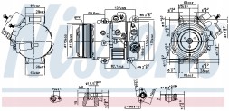 Nissens 890631 Компресори кондиціонера (компресор nissens 890631