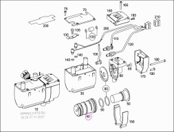 Mercedes-Benz OE A0038357101 Теплообмінник mercedes а0038357101 оригінал