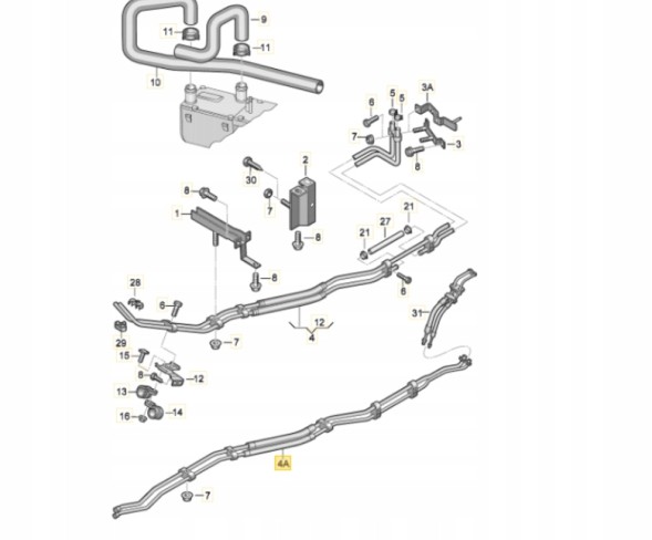 Prolights ACN160235 ШЛАНГИ КОНДИЦІОНЕРУ VW SHARAN FORD GALAXY LIFT DUAL ZONE REAR