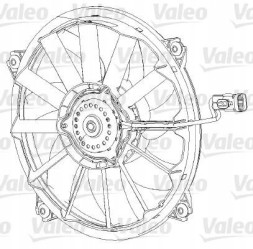 Valeo 696091 Valeo mx 696091 вентилятор, охолодження двигуна