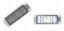 Ultra Power 13502178, 13502179, 22854057, GM13502178 GM13502178, GM13502179 Світлодіодна лампа номерного знака Chevrolet Cadillac GMC Buick