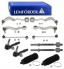 Lemforder LMI27096-27097.SET Набір маятників кріплення тяги наконечника передній bmw 5 e60 e61 lemforder
