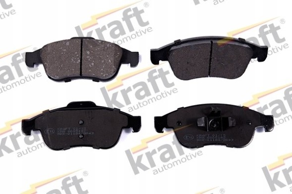 Kraft Automotive 6005142 + 6045474 Передні крафтові колодки + диски DACIA DUSTER II 2