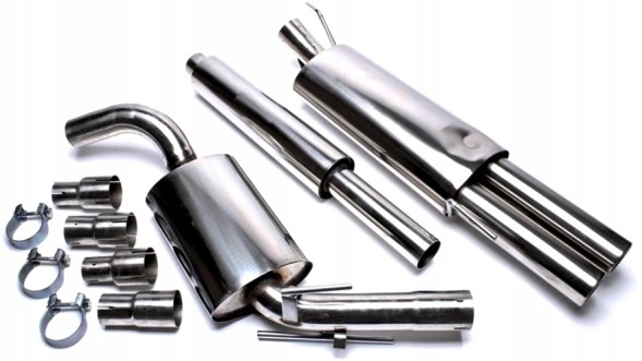 TA-Technix EVOG3AE276-1 Спортивна вихлопна система 2х76мм CATBACK TA EVOG3AE276 VW GOLF III (1H1)