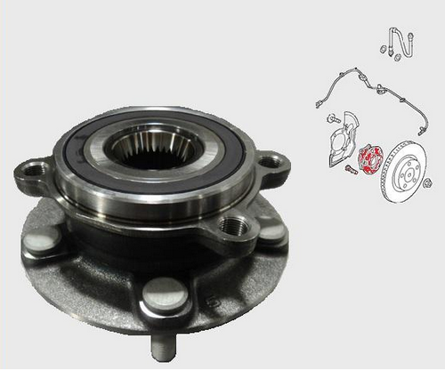 Prolights ACN-MZ-035 СТУПИЦІЯ КОЛЕСА ПЕРЕДНІ MAZDA 6 GJ GH ПІДШИПНИК MAZDA CX-5