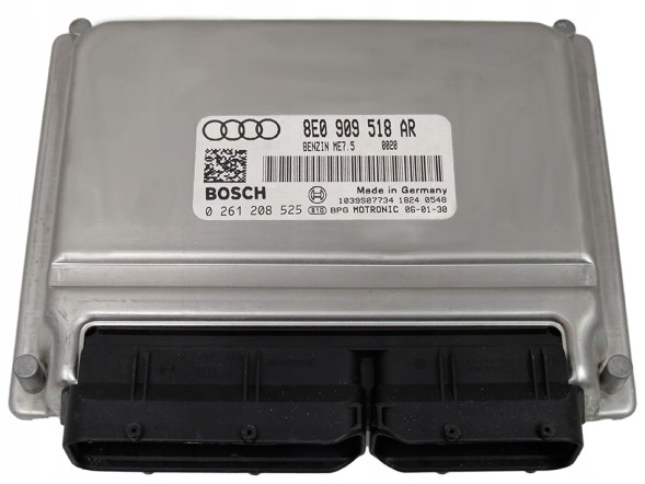 OE 8E0 909 518 AR 0 261 208 525 КОМП'ЮТЕР ДВИГУНА AUDI A4 B7 1.8 T 8E0909518AR 0261208525