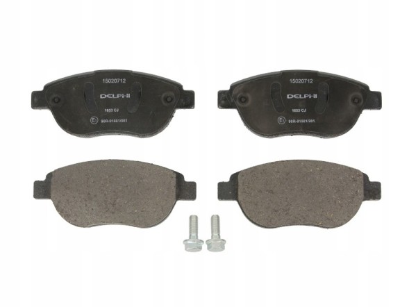 Delphi Technologies LP1653 + BG3622 CITROEN BERLINGO I (MF) Колодки + диски передні CITROEN BERLINGO I 1 283 мм