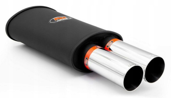 RM Motors 218-TRV Прямоточний глушник RM MOTORS 2x76 Монтаж 63,5 RM218