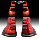 VLAND 818191-1 mhm Комплект задніх ліхтарів Vland LED Red Tuning для Toyota Land Cruiser 150 FJ150 2009-2016