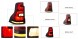 VLAND 818191-1 mhm Комплект задніх ліхтарів Vland LED Red Tuning для Toyota Land Cruiser 150 FJ150 2009-2016