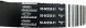 Carrier Ремінь, Flexonik Belt 6PK 1273 Carrier Vector 1350 50-60358-01