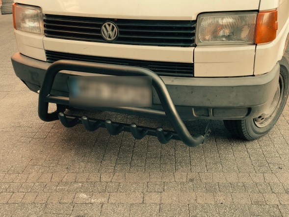 Китай PWT04_T4 Volkswagen Transporter T4 кенгурятник передній дуга A-Bar чорна